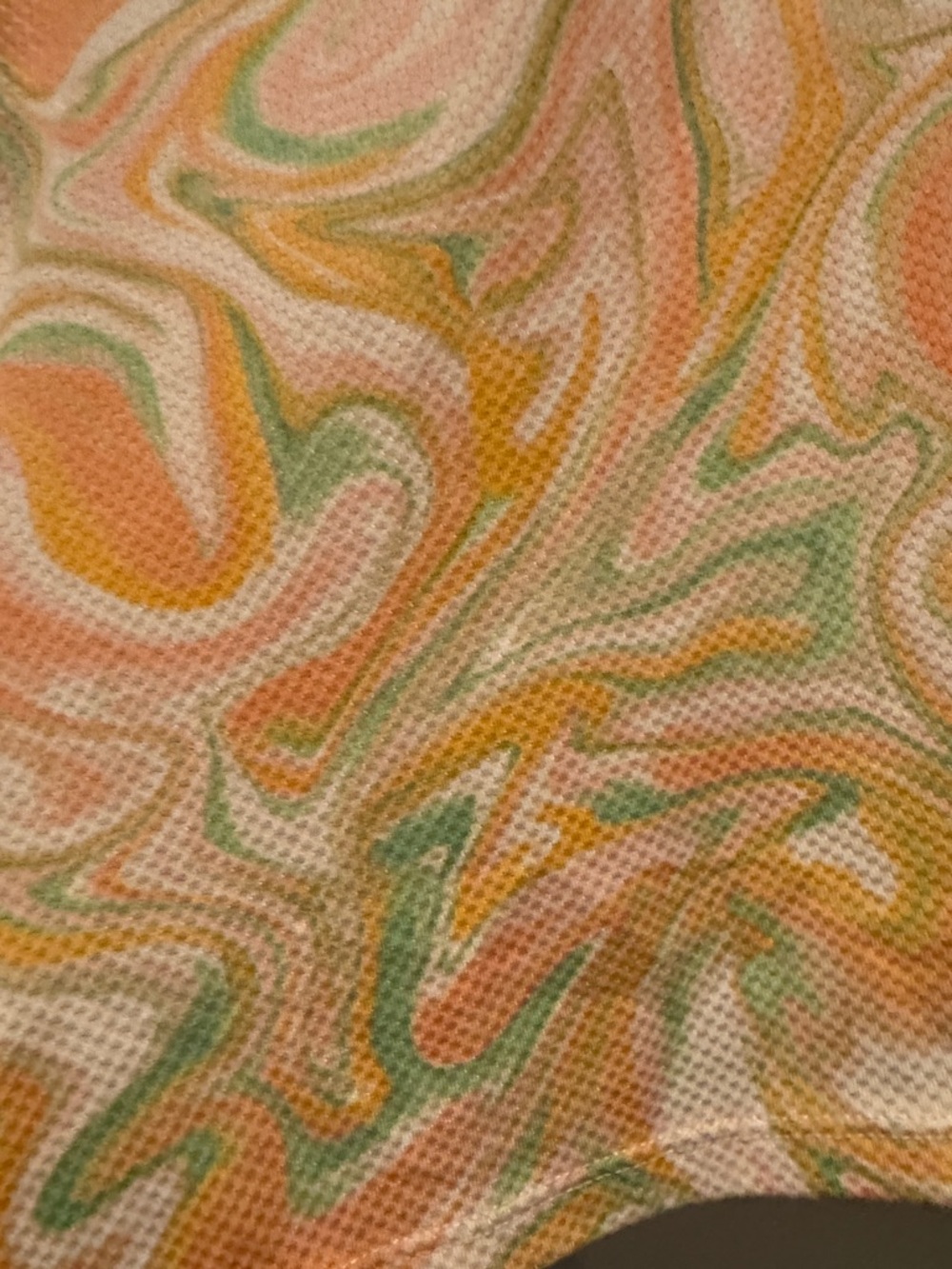 Outdoor Voices Marble Print Tank Top in Peach, Green, Yellow - Picture 5 of 5